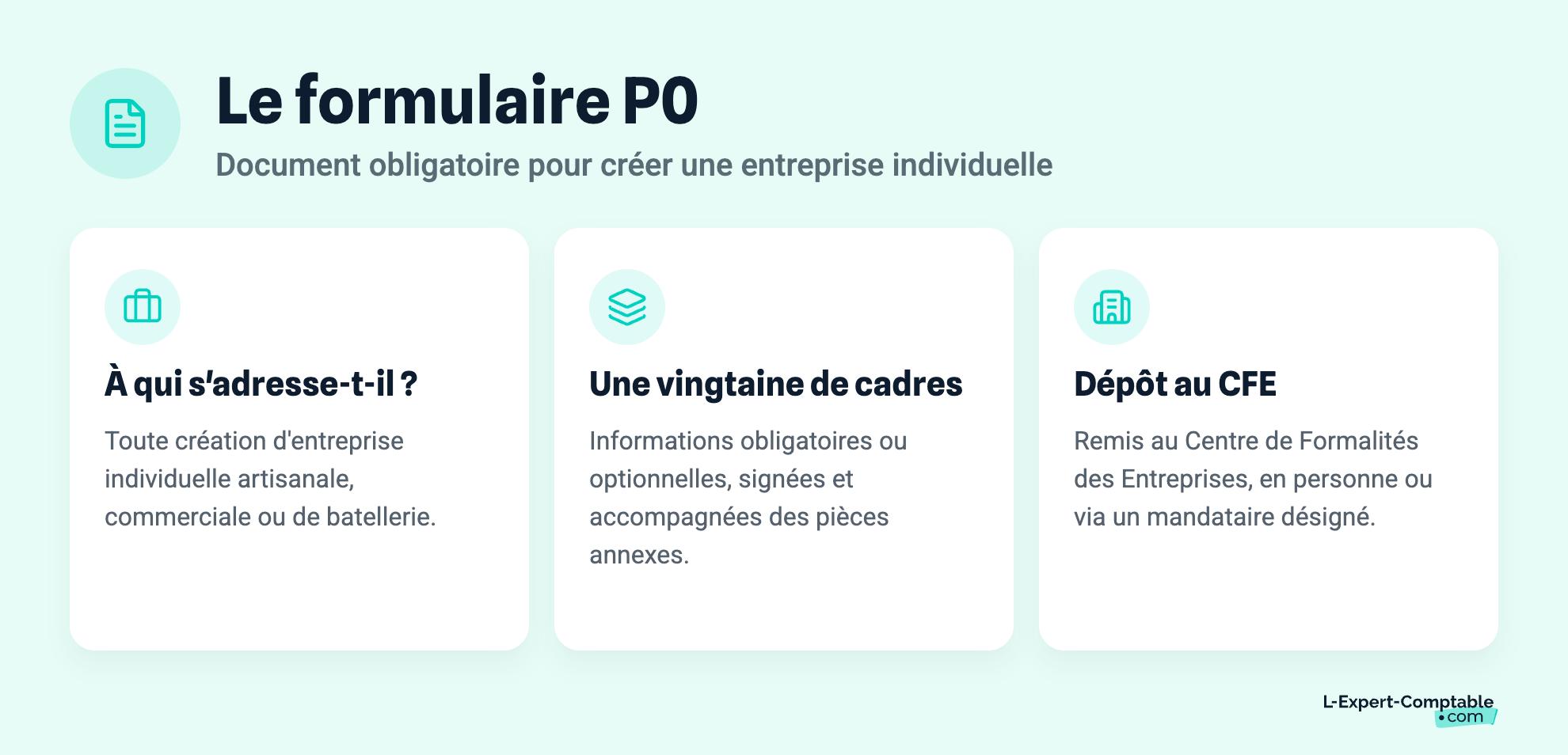Le formulaire P0